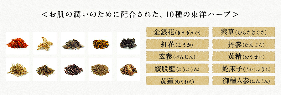 あきゅらいず 草根木皮たまりに使用されている東洋ハーブ