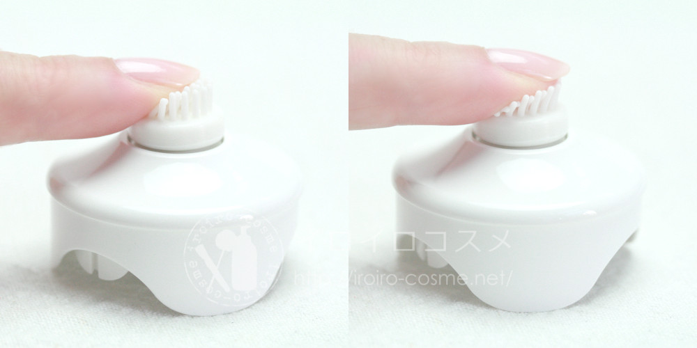 洗顔美容器 濃密泡エステ EH-SC65 パナソニック 口コミレビュー 皮脂ケアブラシ（柔らかいシリコン）